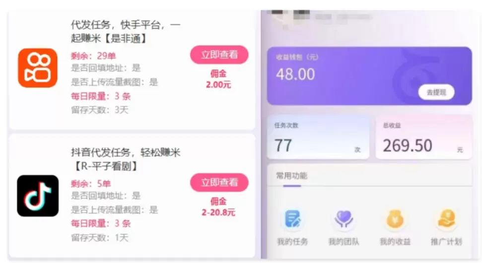 视频代发接单_每天领任务发视频，几分钟搞定~ - 小满资源库